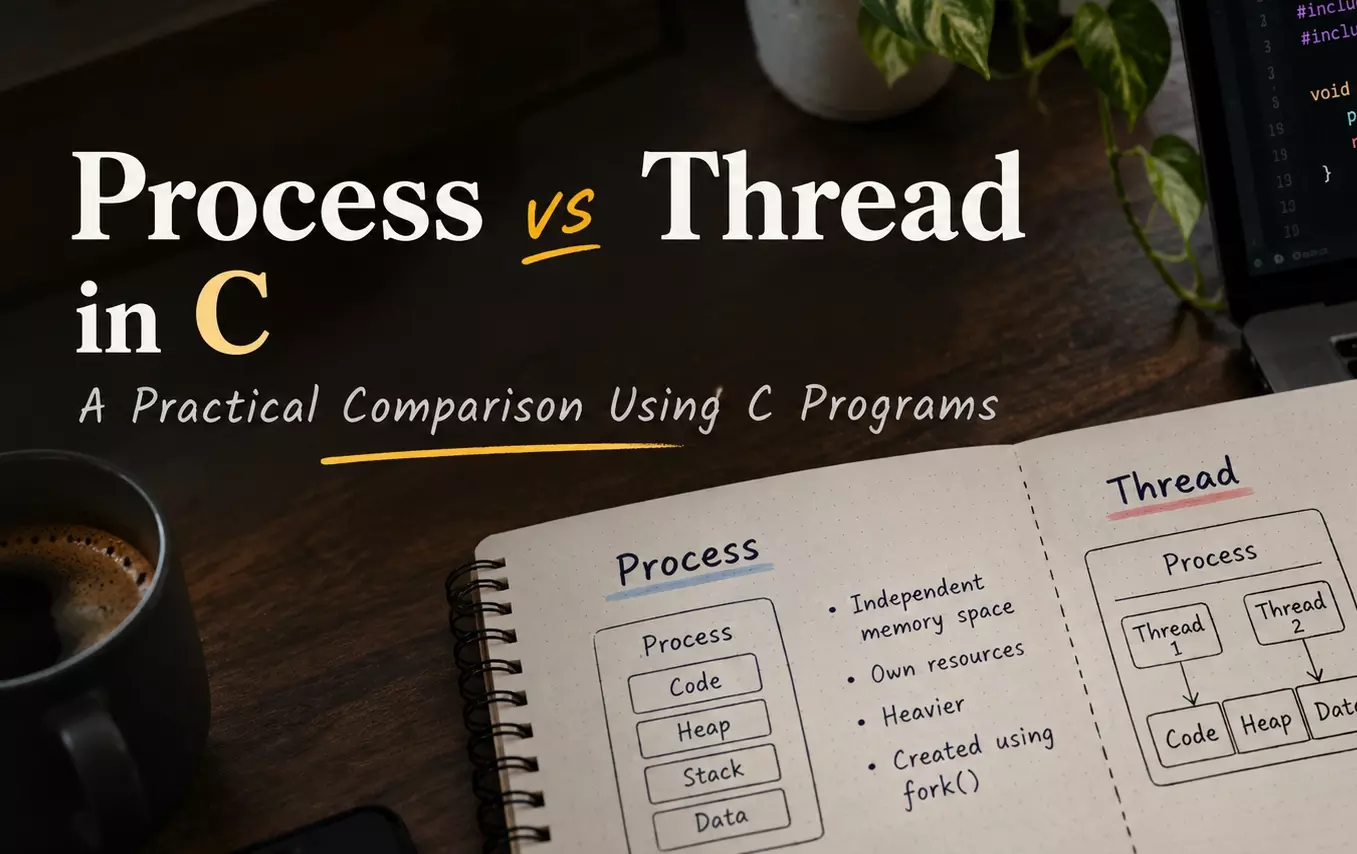 Process vs Thread in C